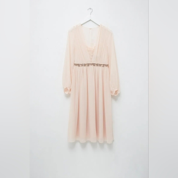 French Connection Soft Pink Dress Sz 8 New With Tags - Picture 14 of 16